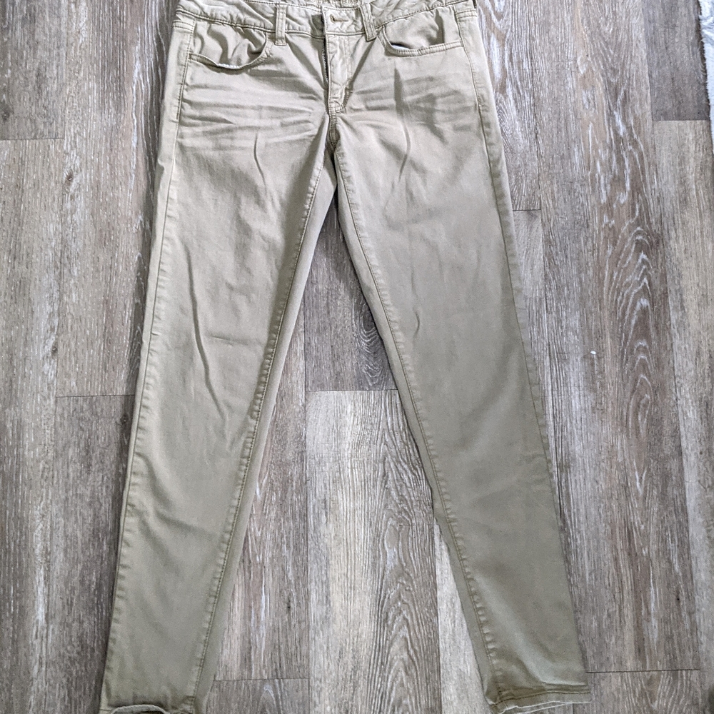American Eagle khaki stretch Jegging 6